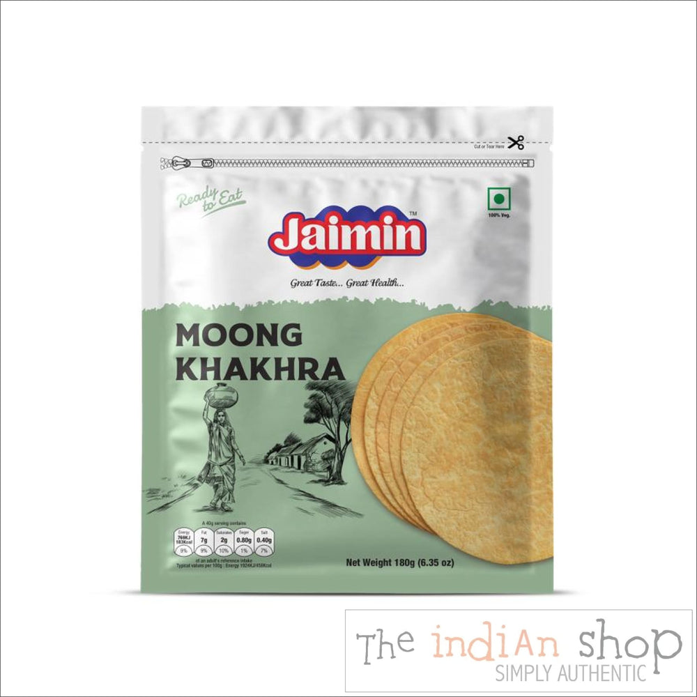 Jaimin Moong Khakhra - 180 g - Snacks