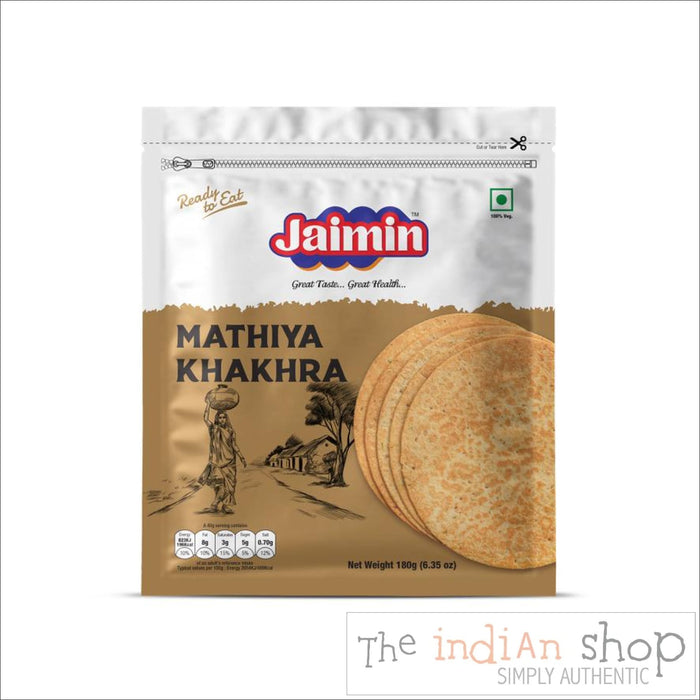 Jaimin Mathia Khakhra - 180 g - Snacks