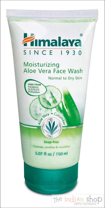 Himalaya Moisturising Aloe Vera Face Wash - Beauty and Health