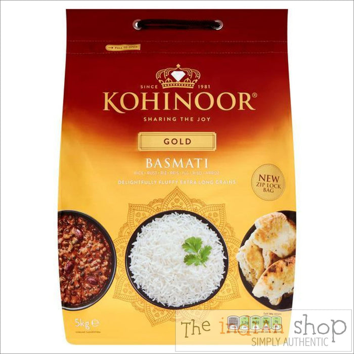 Kohinoor Basmati Rice Gold - 5 Kg - Rice