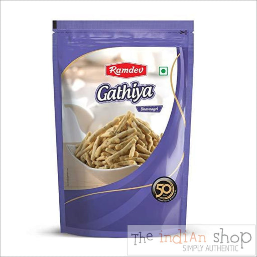 Ramdev Bhavnagiri Gathiya - 400 g - Snacks