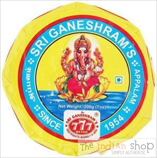 777 Ganeshrams Appallams - 200 g - Appallams