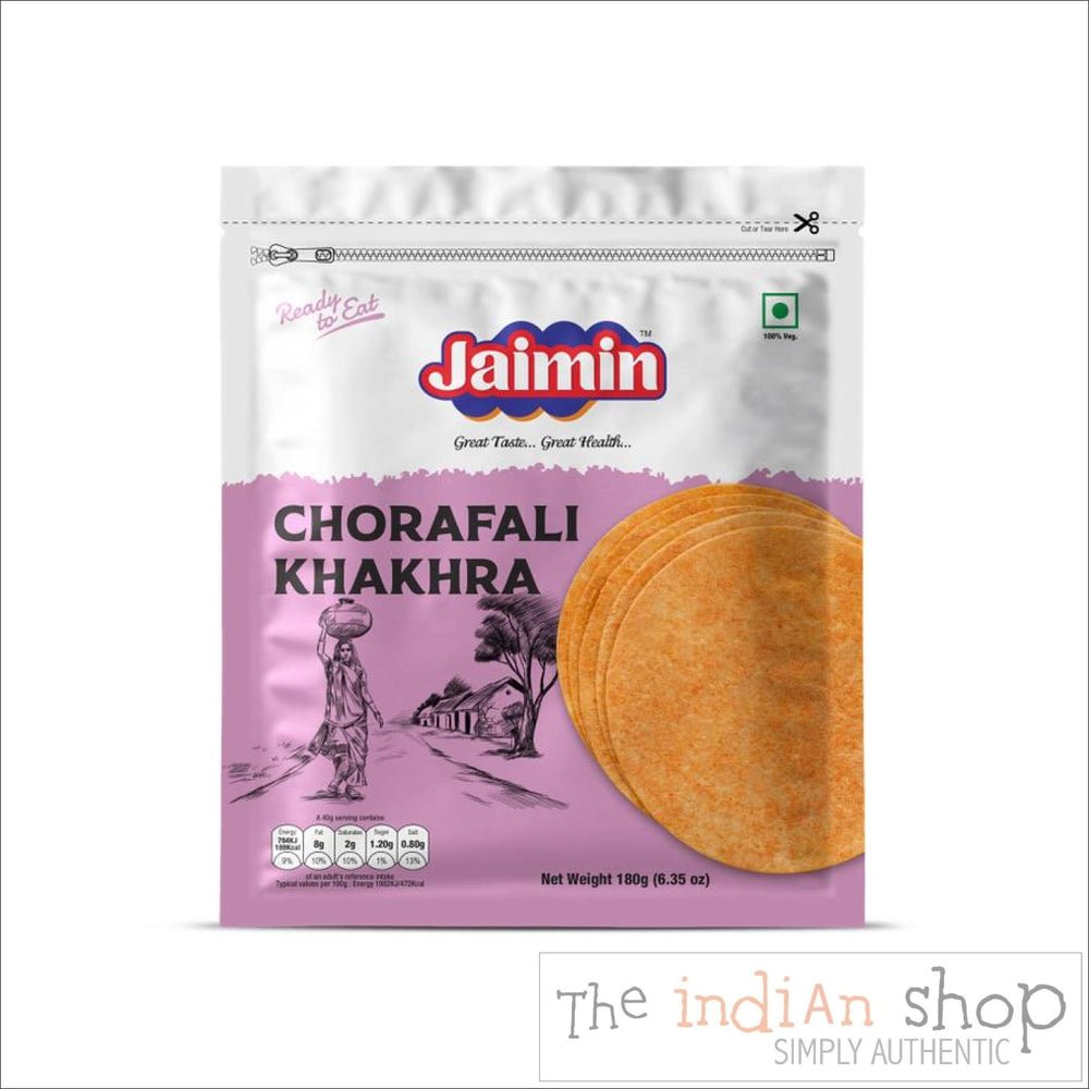 Jaimin Chorafali Khakhra - 180 g - Snacks