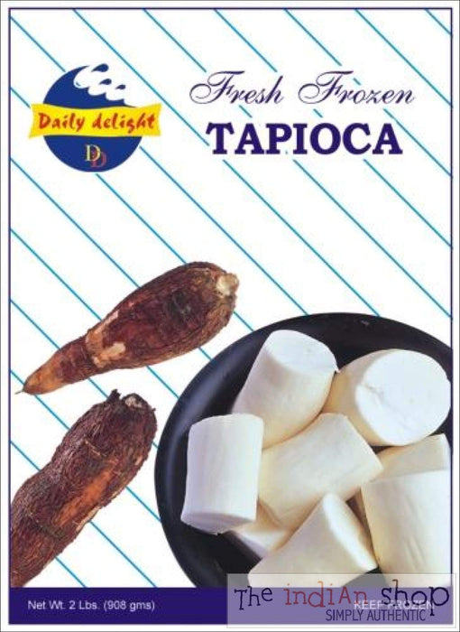 Daily Delight Frozen Tapioca Chunks (cassava) - 1 KG - Frozen Vegetables