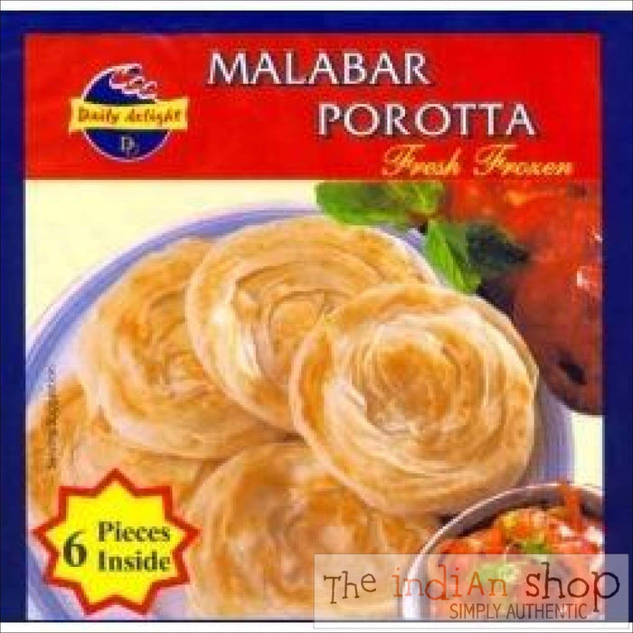 Daily Delight Malabar Porotta - 400 g - Frozen Indian Breads