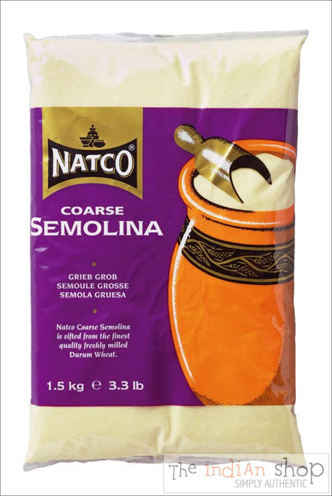 Natco Semolina Coarse - 1.5 Kg - Other Ground Flours