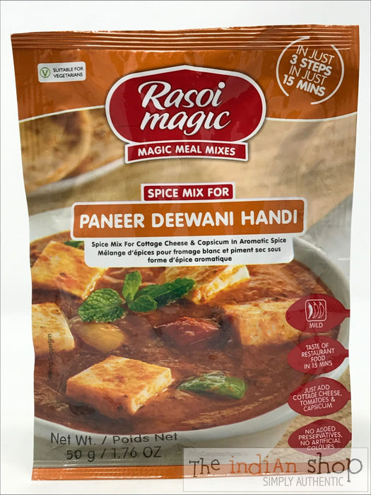 Rasoi Magic Paneer Deewani Handi - 50 g - Mixes