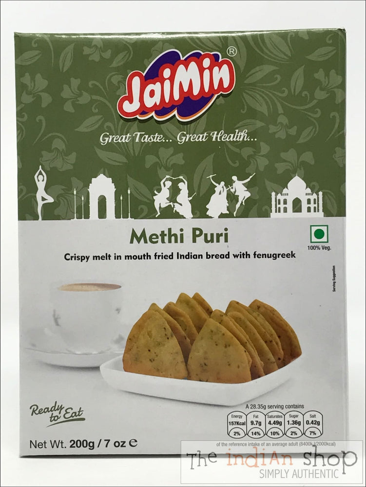 Jaimin Methi Puri - 200 g - Snacks