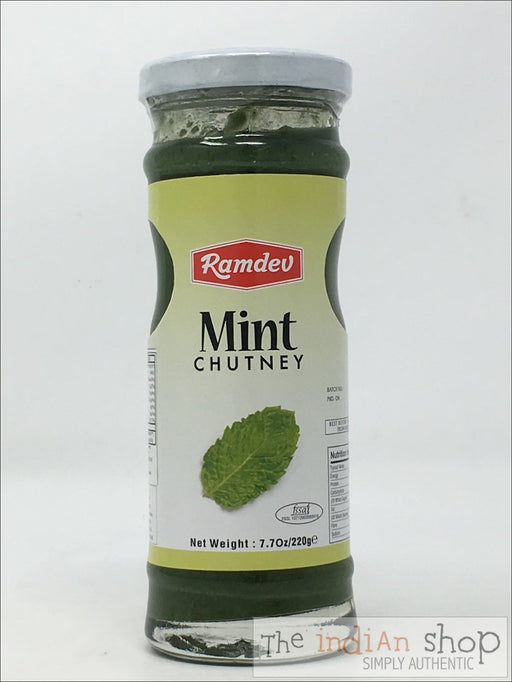 Ramdev Mint Chutney - 220 g - Chutneys