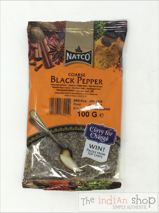Natco Black Pepper Coarse - 100 g - Spices