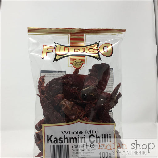 Fudco Chilli Whole Kashmiri - 100 g - Spices