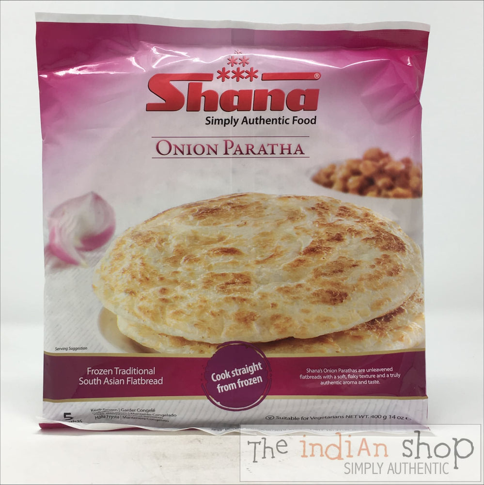 Shana Onion Paratha - 400 g - Frozen Indian Breads