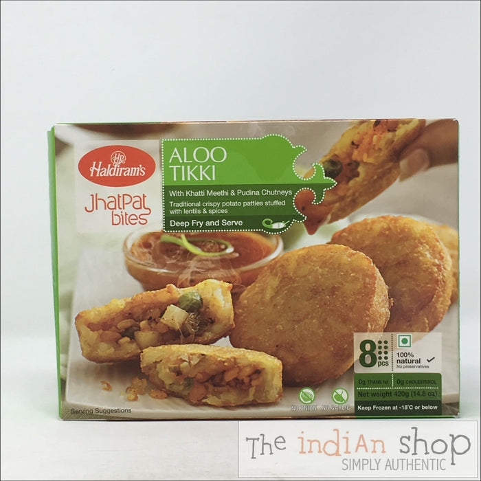 Haldiram Aloo Tikki - 420 g - Frozen Snacks
