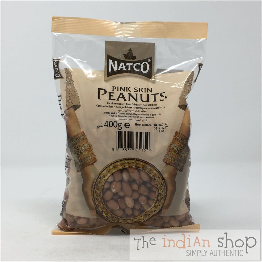 Natco Peanuts Pink Skin - 400 g - Nuts and Dried Fruits