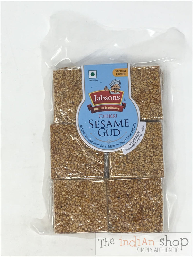 Jabsons Sesame Chikki Bar - 240 g - Snacks