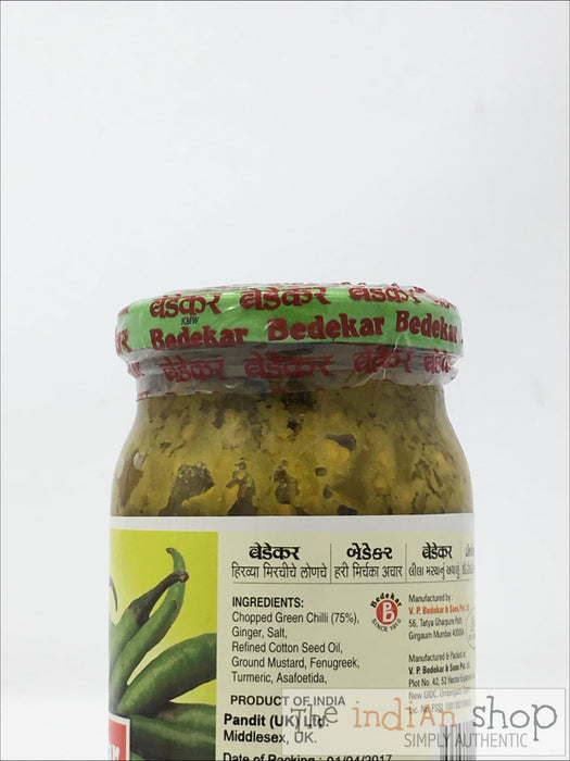 Bedekar Green Chilli Pickle - Pickle