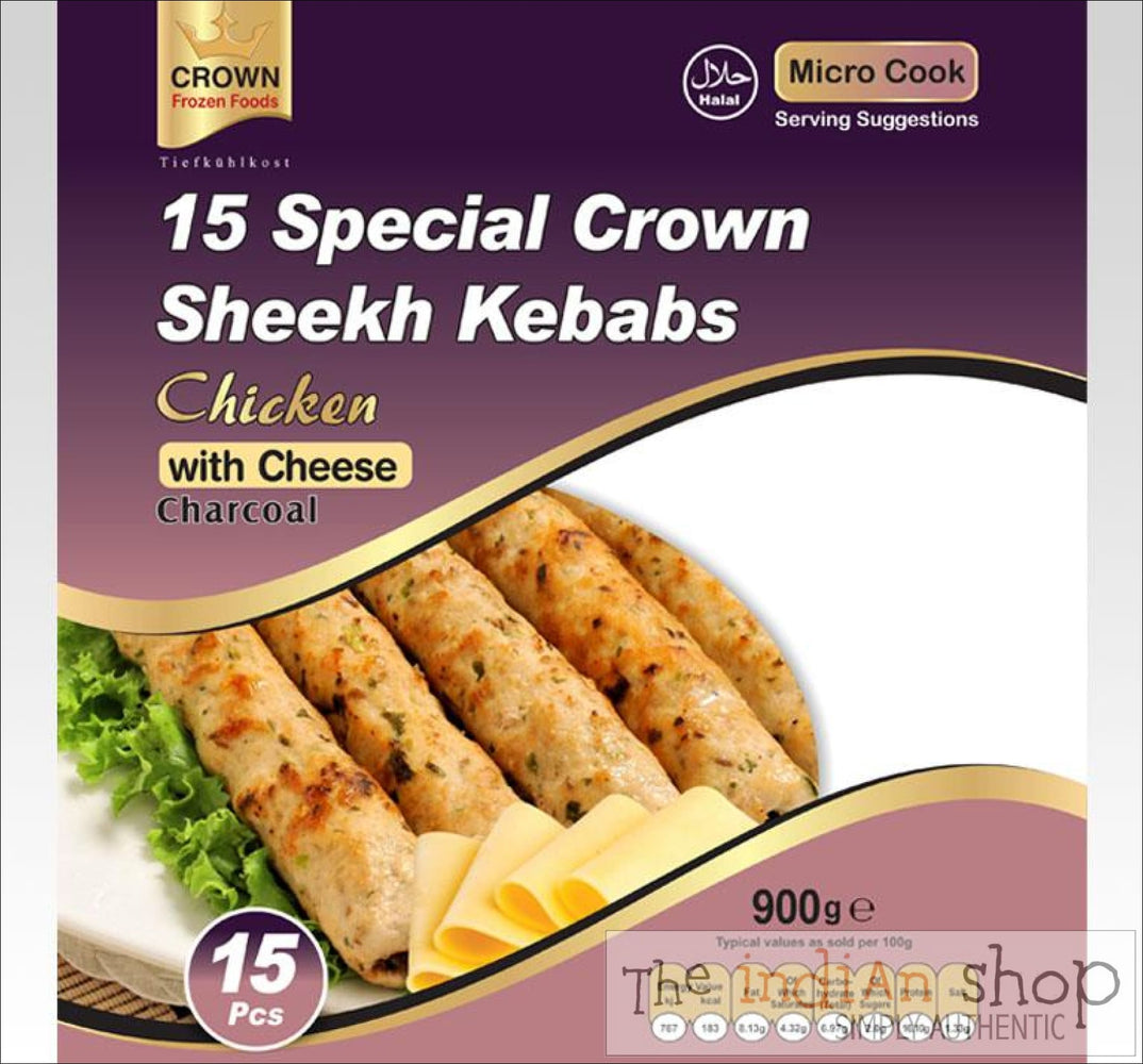 Crown Special Seekh Kebab Chicken - 1250 g - Frozen Non Vegetarian Food
