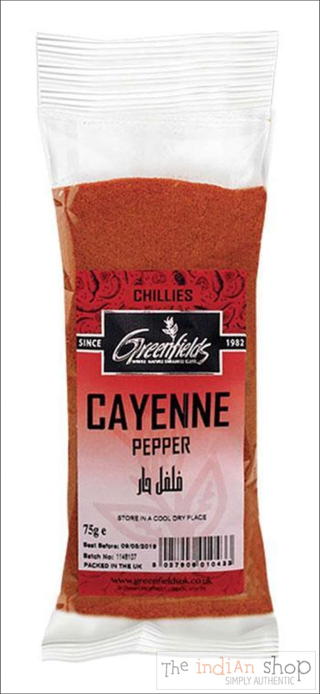 Greenfields Cayenne Pepper - 75 g - Mixes