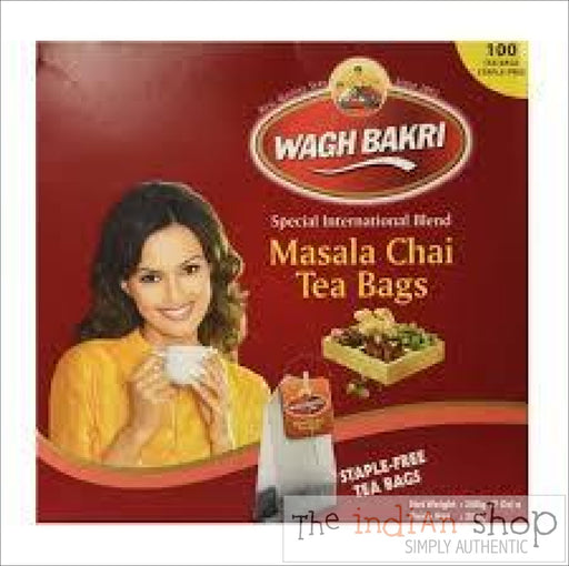 Wagh Bakri Masala Chai Bags - 100 bags(200 g) - Drinks