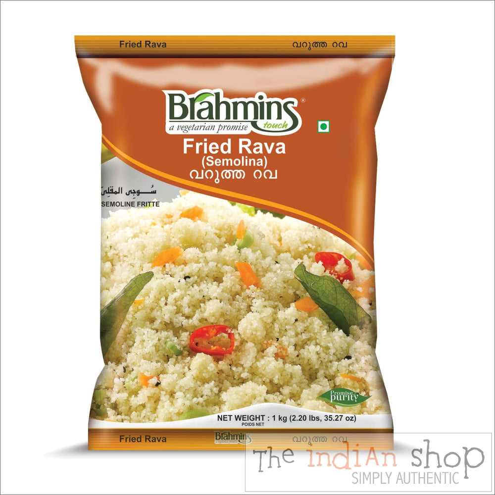 Brahmins Fried Rava - 1 Kg - Other Ground Flours