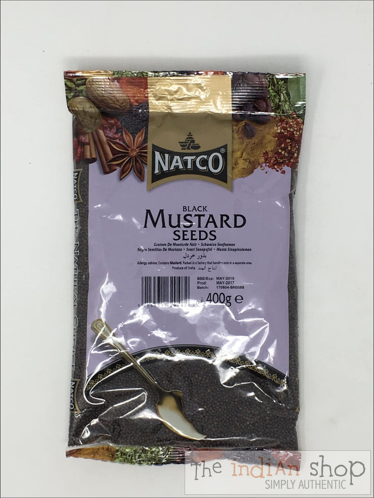 Natco Black Mustard Seeds - 400 g - Spices