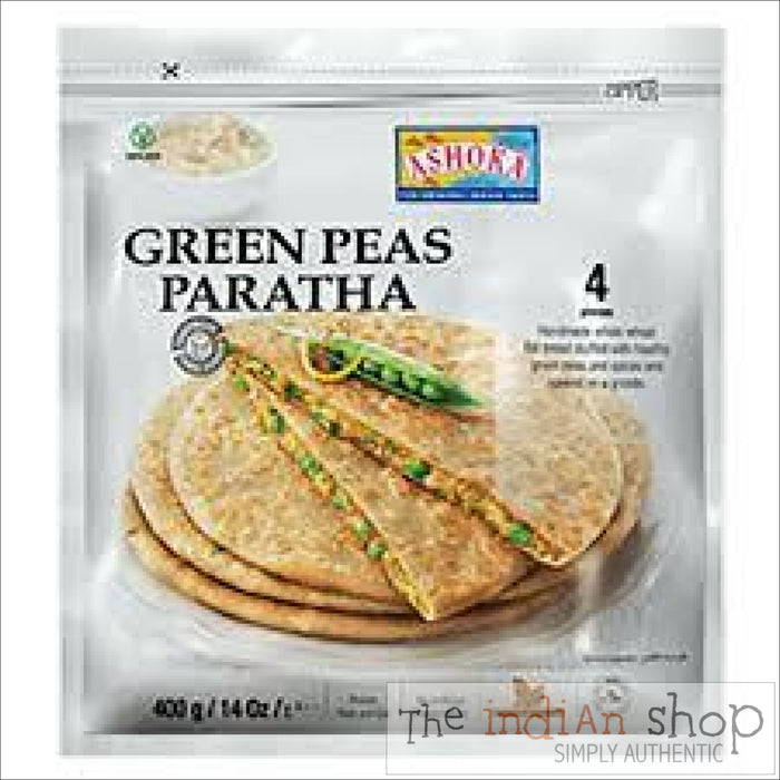 Ashoka Green Peas Paratha - 400 g - Frozen Indian Breads