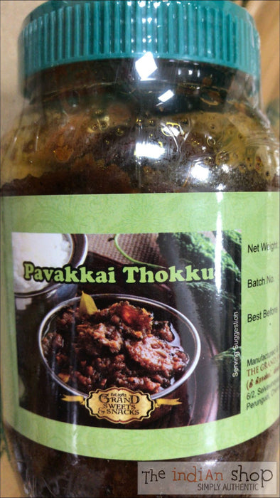 Grand Sweets Pavakkai Thokku - 450 g - Pickle