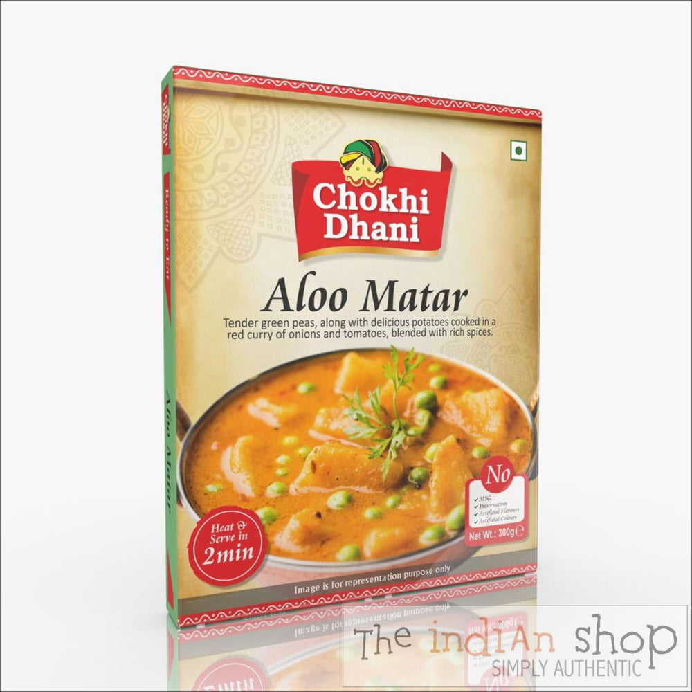 Chokhi Dhani Aloo Mutter RTE - 300 g - Ready to eat