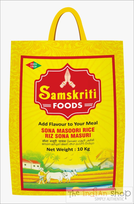 Samskriti Foods Sona Masuri - 10 Kg - Rice