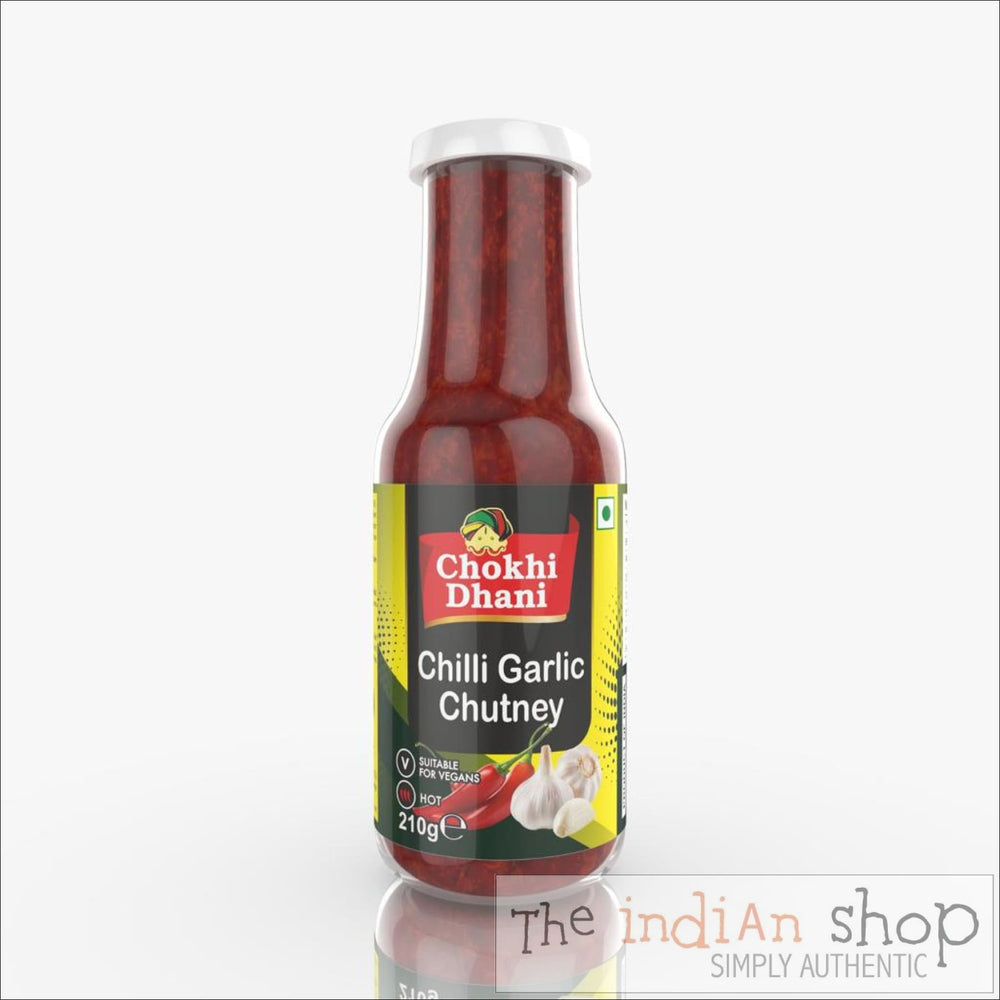 Chokhi Dhani Chilli Garlic Chutney - 210 g - Chutneys