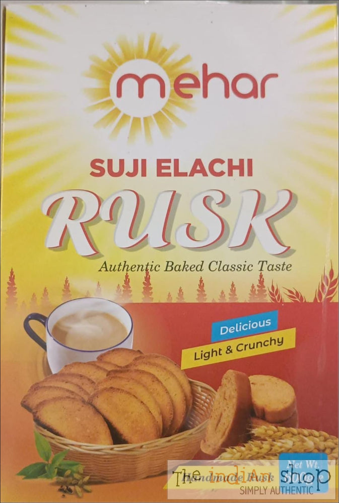 Meher Tea Rusk Suji Elaichi - 600 g - Snacks