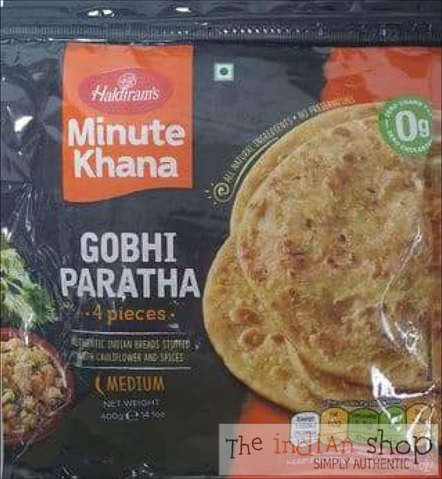 Haldiram Gobhi Paratha - 400 g - Frozen Indian Breads
