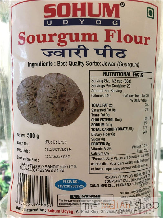 Sohum Udyog Sorgum (Juwar) Flour - Other Ground Flours