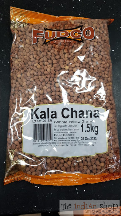 Fudco Kala Chana - 1.5 Kg - Lentils