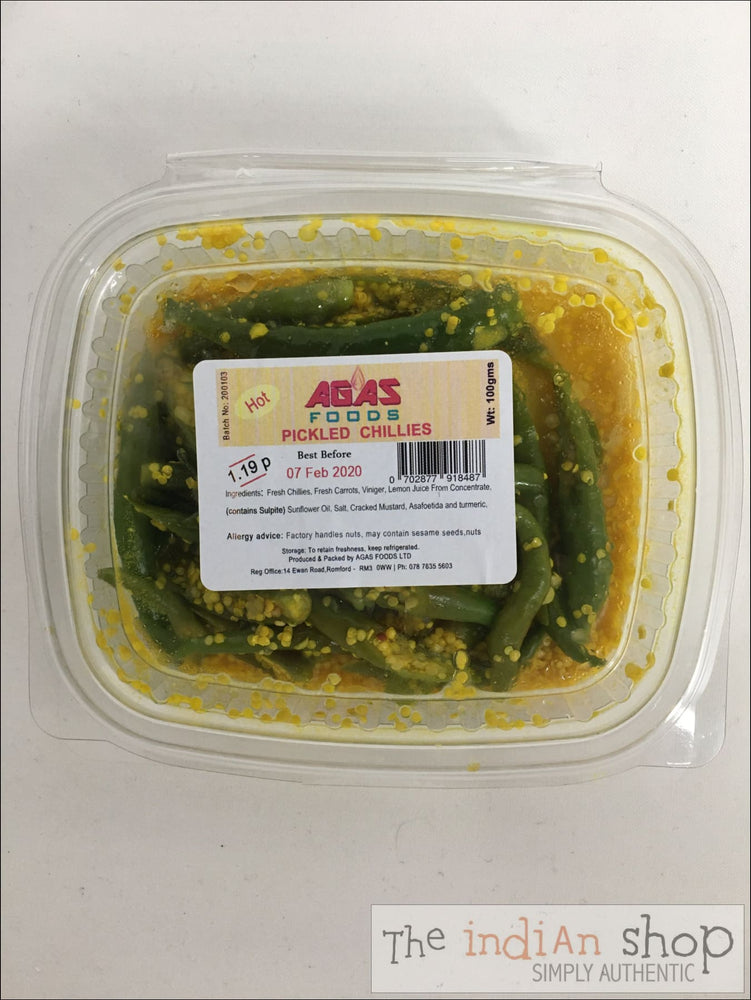 Agas Pickled Chillies - Chilled Food