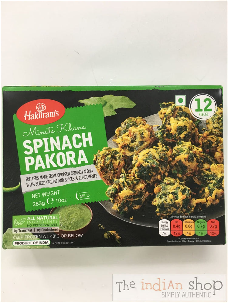 Haldiram Spinach Pakora - Frozen Snacks