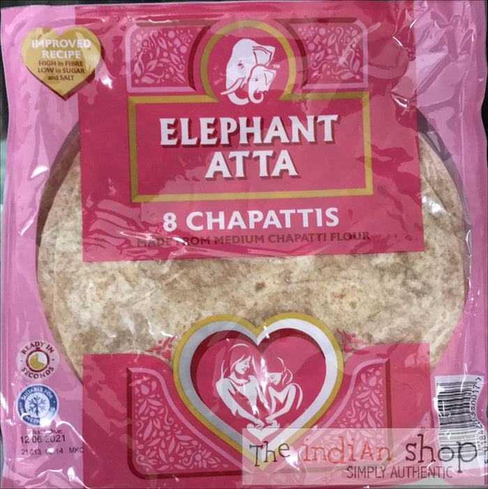 Elephant Chapattis - 360 g - Non Frozen Chapathis/Rotis