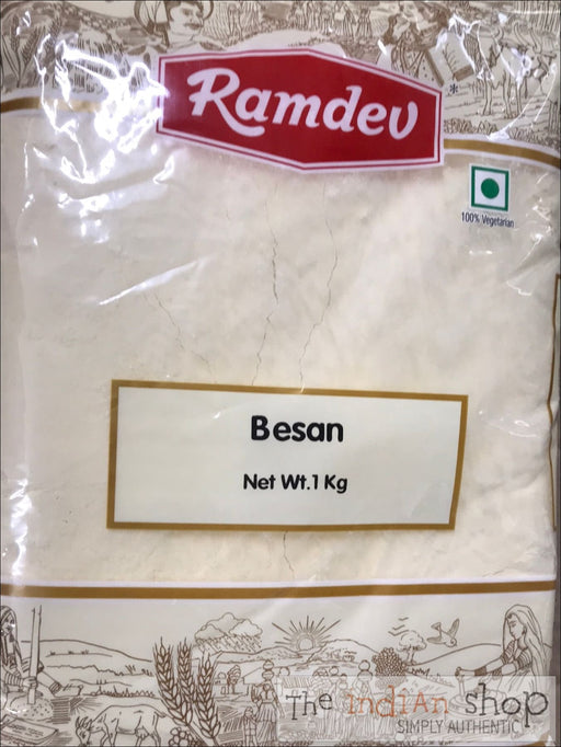 Ramdev Gram (Besan) Flour - 1 Kg - Other Ground Flours