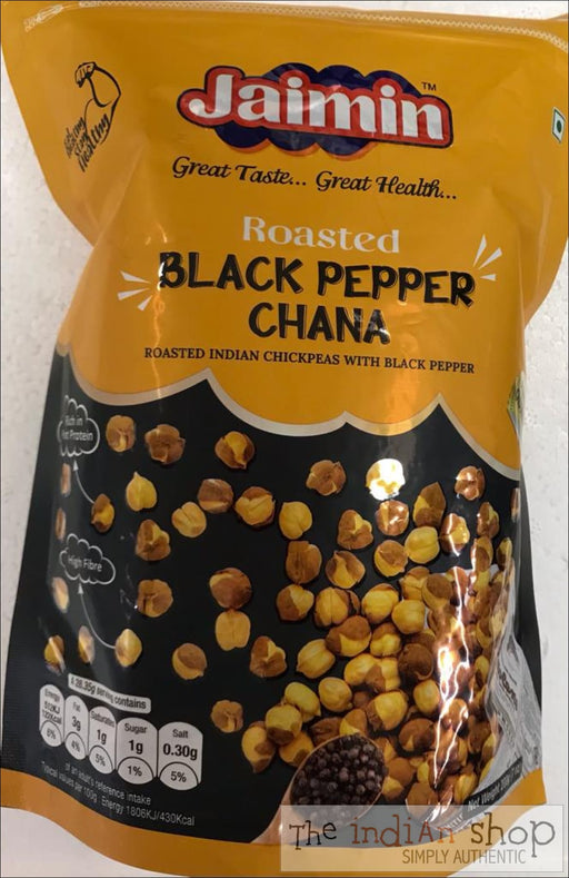 Jaimin Roasted Chana Black Pepper - 200 g - Snacks