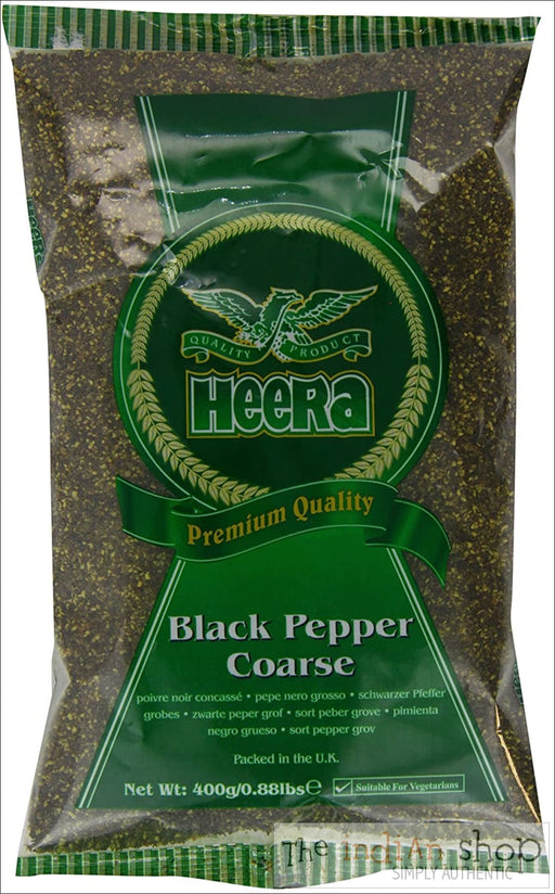 Heera Black Pepper Coarse - 400 g - Spices