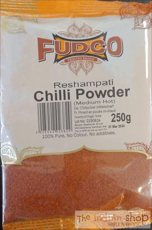 Fudco Chilli Powder Reshampati (Medium Hot) - 250 g - Spices