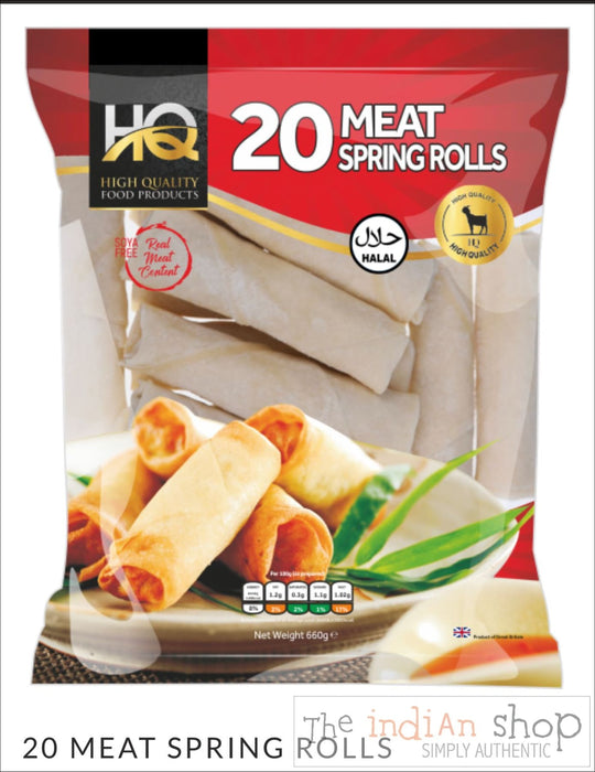 HQ Meat Spring Rolls - 650 g - Frozen Non Vegetarian Food