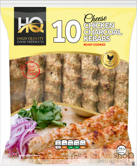 HQ Cheese Chicken Charcoal Kebab - 1 KG - Frozen Non Vegetarian Food