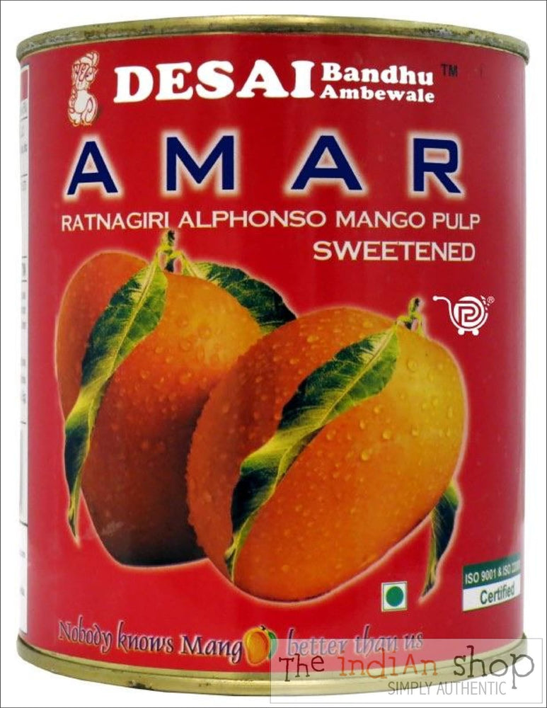 Desai Alphonso Pulp Tin - Canned Items