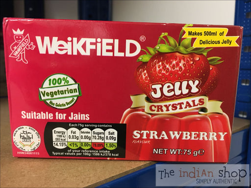Weikfield Jelly Strawberry - 75 g - Mithai