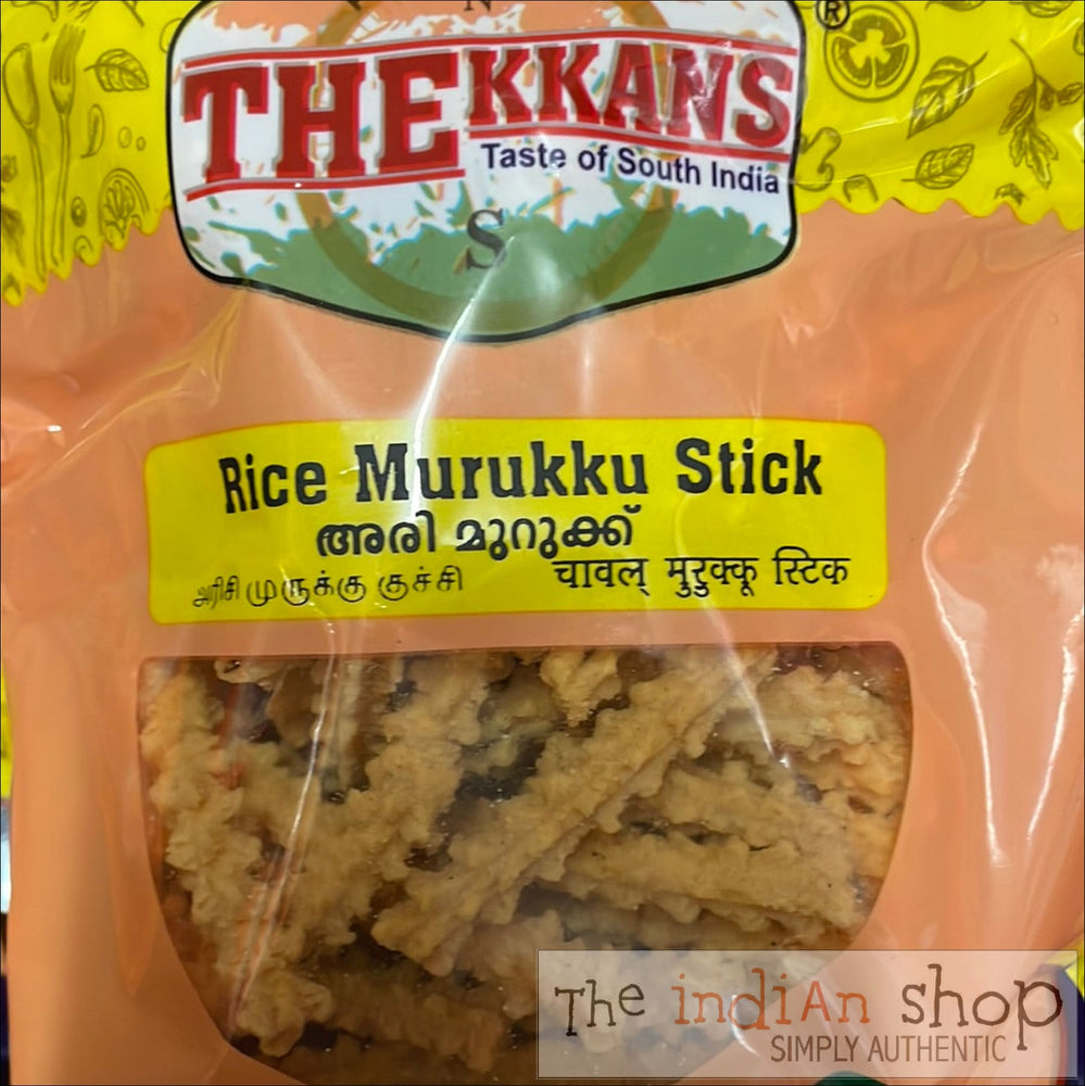 Thekkans Rice Murukku Sticks - 150 g - Snacks