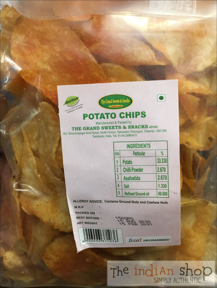 Grand Sweets Potato Crisps - 150 g - Snacks