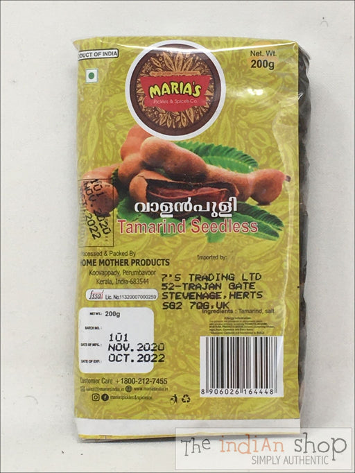 Maria’s Tamarind Slab - 200 g - Spices