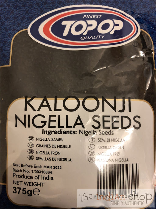 Top Op Kalwanji Seeds (Nigella) - 375 g - Spices