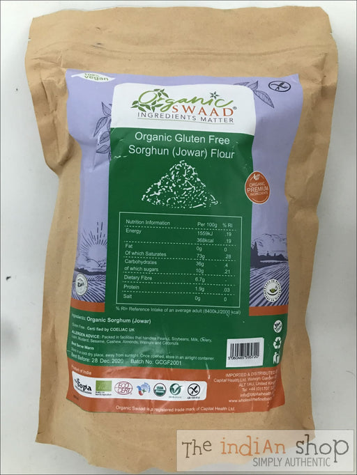 Organic Swaad Sorghum (Juwar) Flour - Other Ground Flours